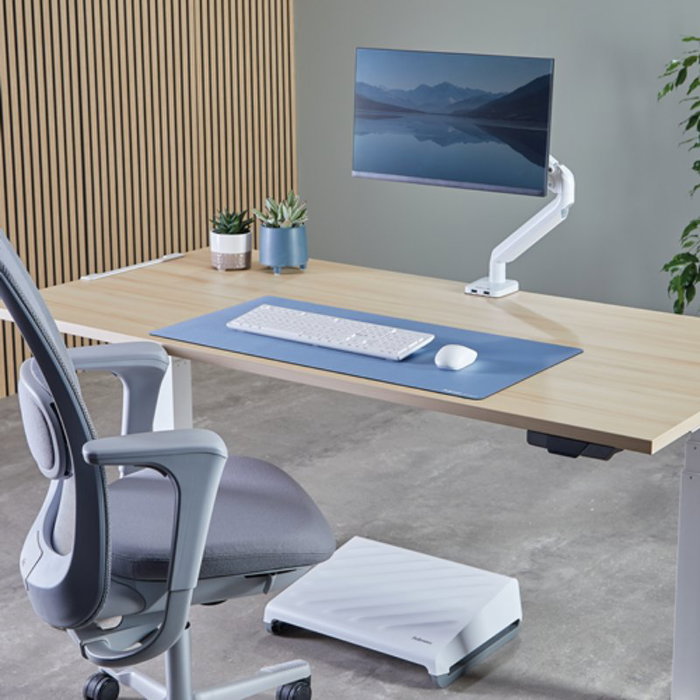 Fellowes Breyta Alfombrilla de Escritorio Azul XL Fellowes Breyta Alfombrilla de Escritorio Azul XL